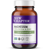 New Chapter magnesio-selenio-zinc tableta diaria para soporte muscular