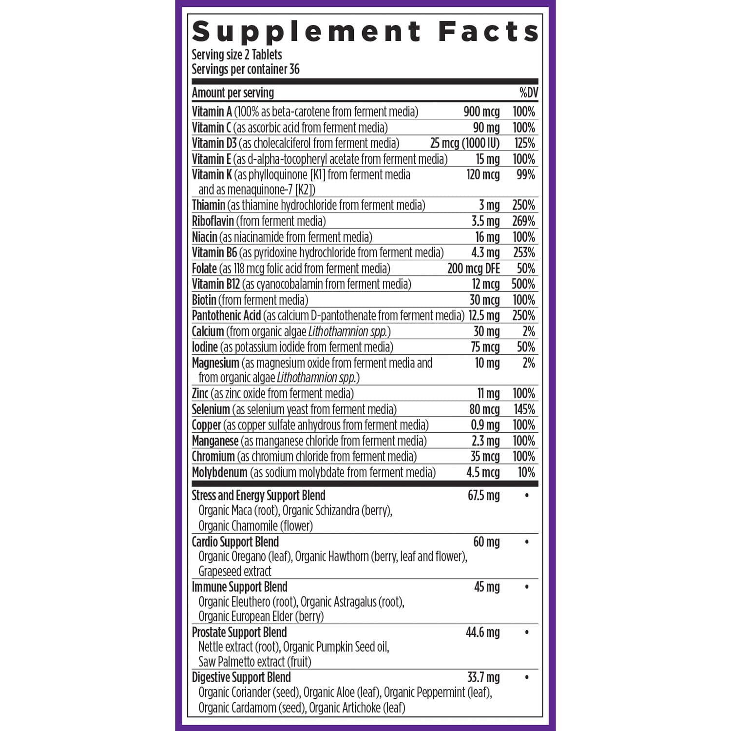 New Chapter multivitamínico para hombres, cápsulas fáciles de tragar para uso diario.
