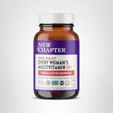 New Chapter Mujer 55+ control de calidad certificado y libre de gluten.