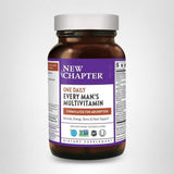 New Chapter multivitamínico para hombres, enfoque en corazón e inmunidad.