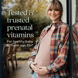 Etiqueta de New Chapter Prenatal muestra nutrientes fermentados