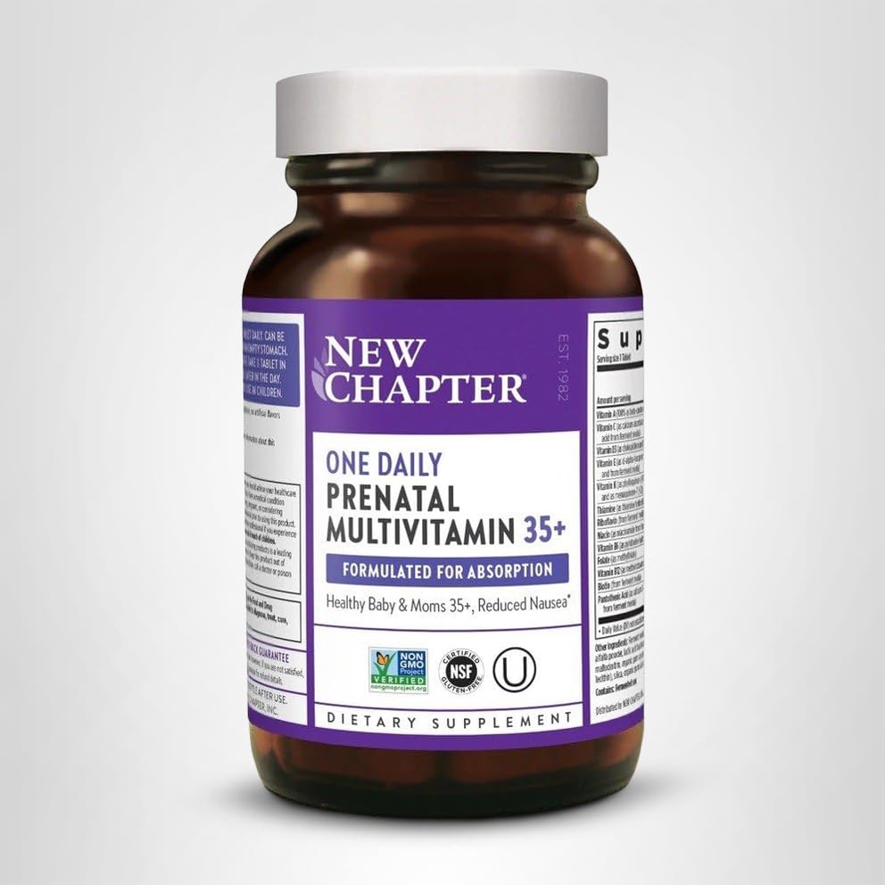 Sin gelatina animal, apto para dietas vegetarianas en New Chapter Prenatal
