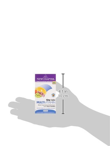 New Chapter Tiny Tabs Multivitamin, toma en ayunas para conveniencia diaria.