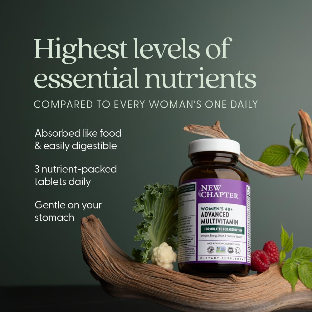 New Chapter vegetales orgánicos y hierbas para nutrición equilibrada