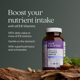 Etiqueta Orgánica USDA de New Chapter Vitamin B Fermentado para confianza en la calidad.