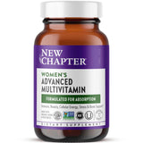 New Chapter Multivitamínico Femenino Avanzado: botella lista para uso diario y bienestar.