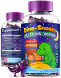 New Elements Melatonina para Niños, gominolas con forma de dinosaurio para dormir naturalmente.