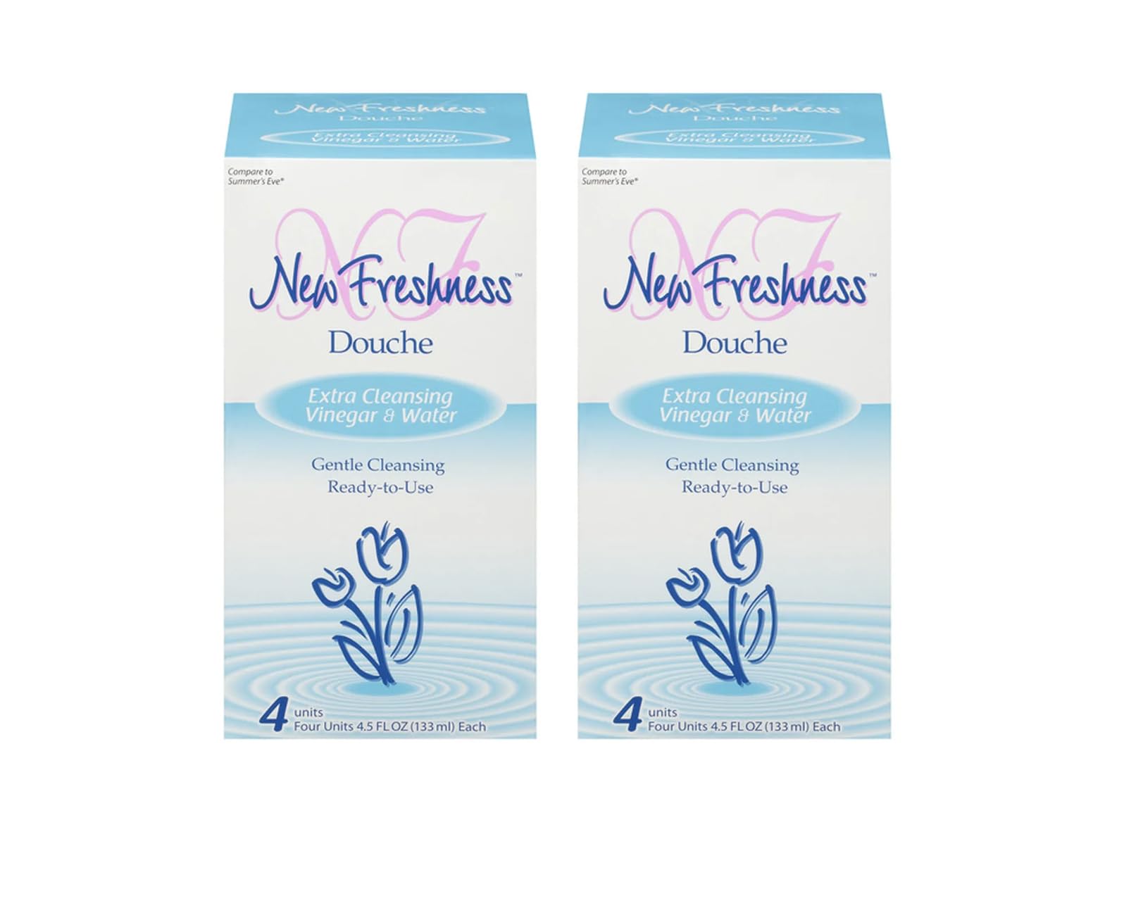 New Freshness Douche ofrece limpieza suave con vinagre y agua para sensación de frescura diaria