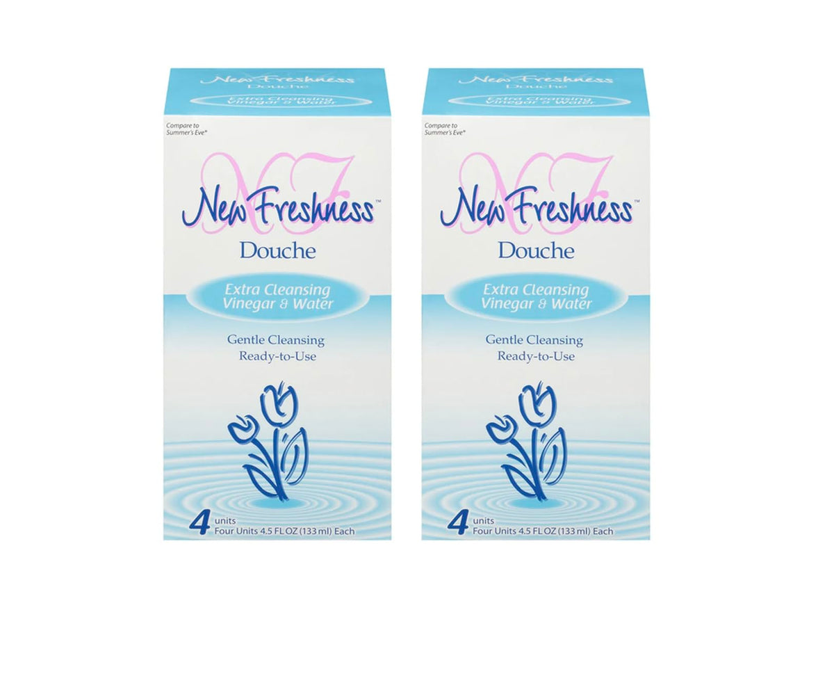 New Freshness Douche ofrece limpieza suave con vinagre y agua para sensación de frescura diaria