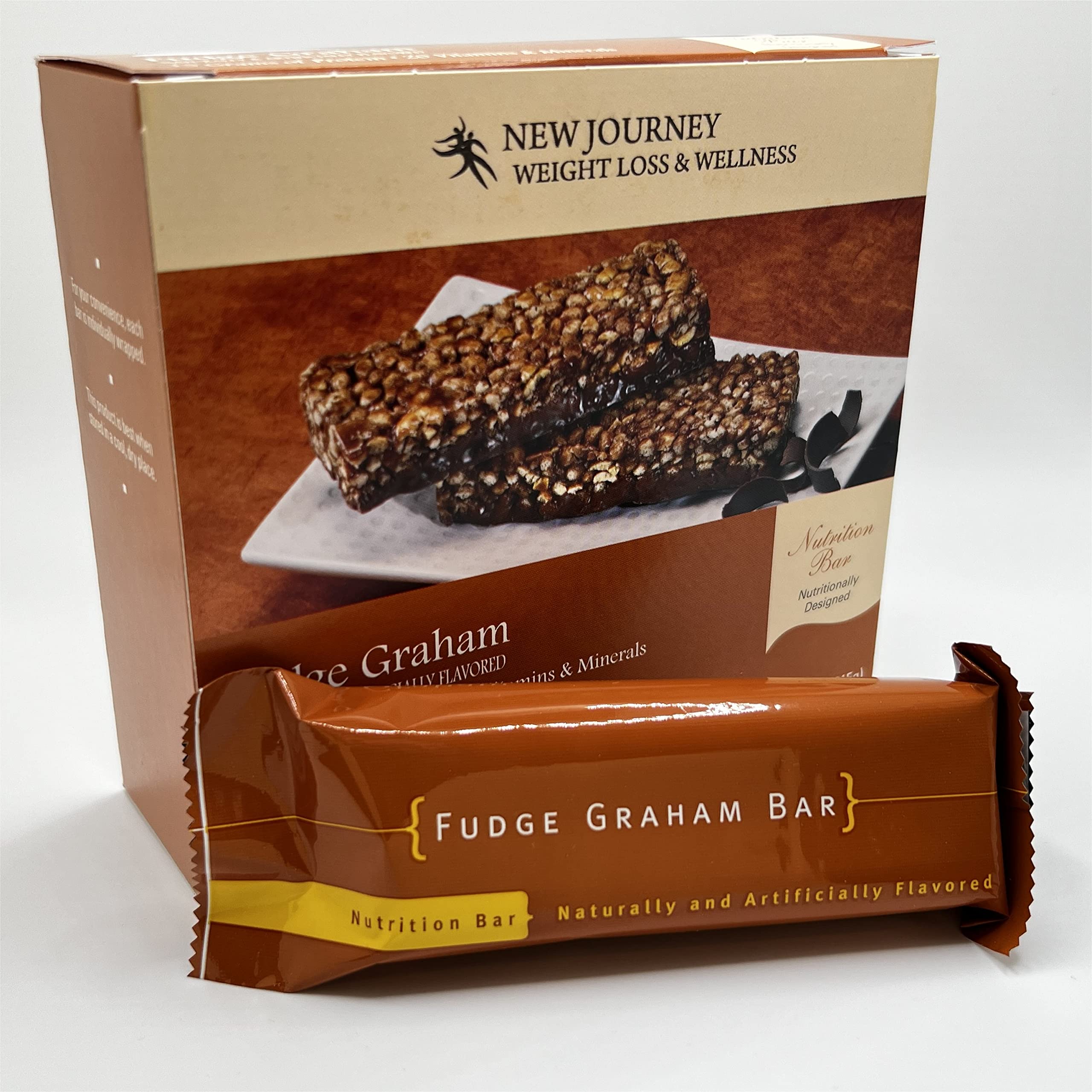 Textura cremosa de barra Fudge Graham, ideal para merienda entre tareas.