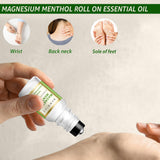 New Miuz Roll-On Magnesio Mentol, vapores de menta y eucalipto.