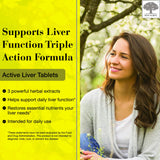 NEW NORDIC Active Liver botella de 90 tabletas, apoyo diario para la digestión.