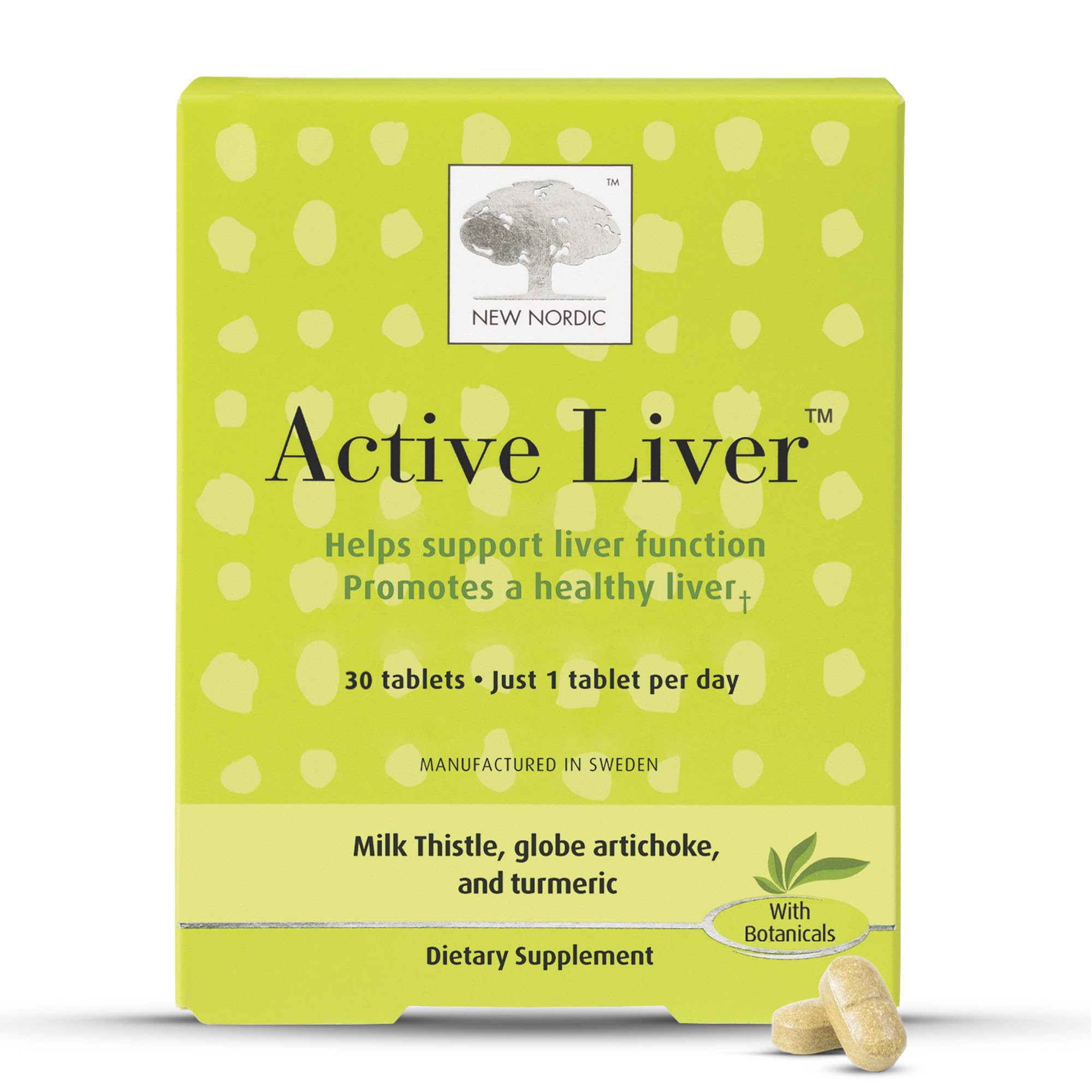 NEW NORDIC Active Liver tableta diaria para apoyar el hígado