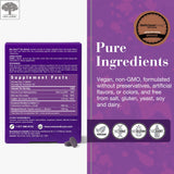 Pastillas veganas de NEW NORDIC sin conservantes para uso diario.