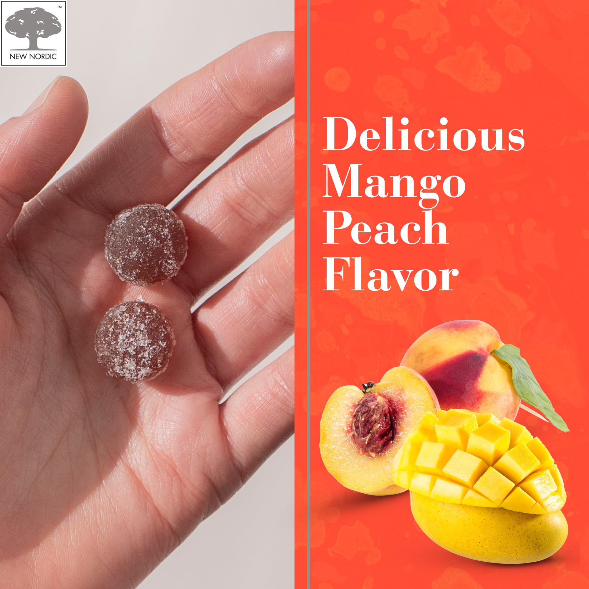 NEW NORDIC gomitas ashwagandha sin azúcar opción keto