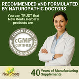 NEW ROOTS HERBAL Pruebas ISO 17025: certificado de pureza y consistencia