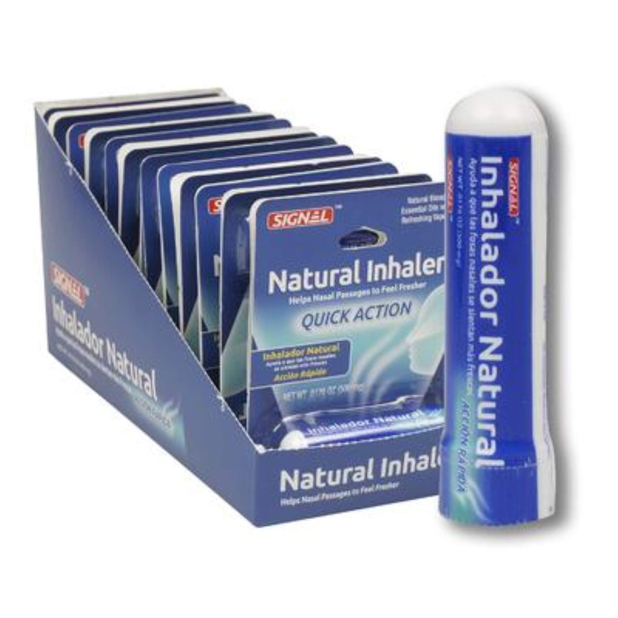 New Choice inhalador nasal descongestionante para alivio temporal y uso diario.
