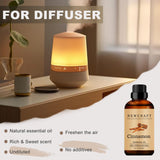 NewCraft aceite de canela con cuentagotas para dosificar en difusor