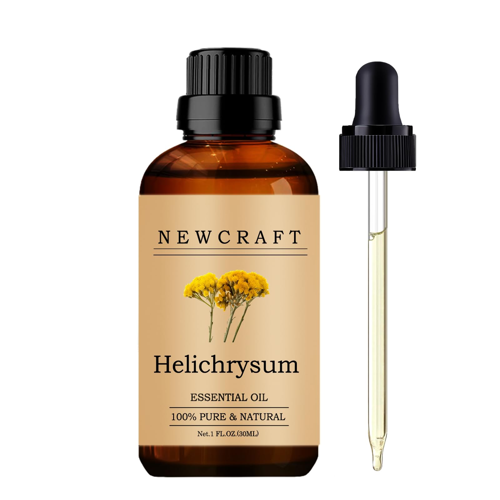 NewCraft Helichrysum 30 ml, aceite puro para aromaterapia suave