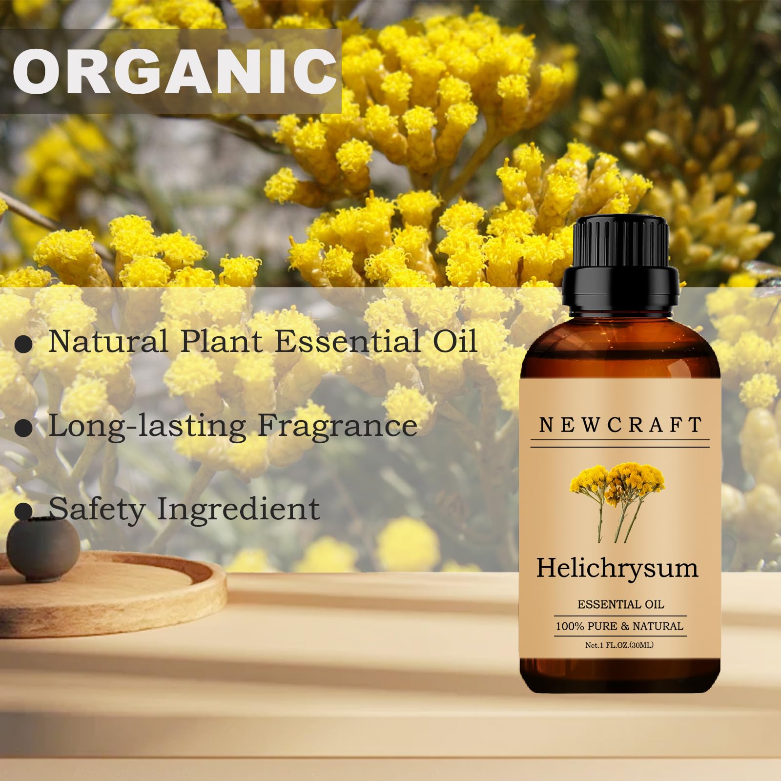NewCraft difusor con helicriso, aroma calmante para el ambiente