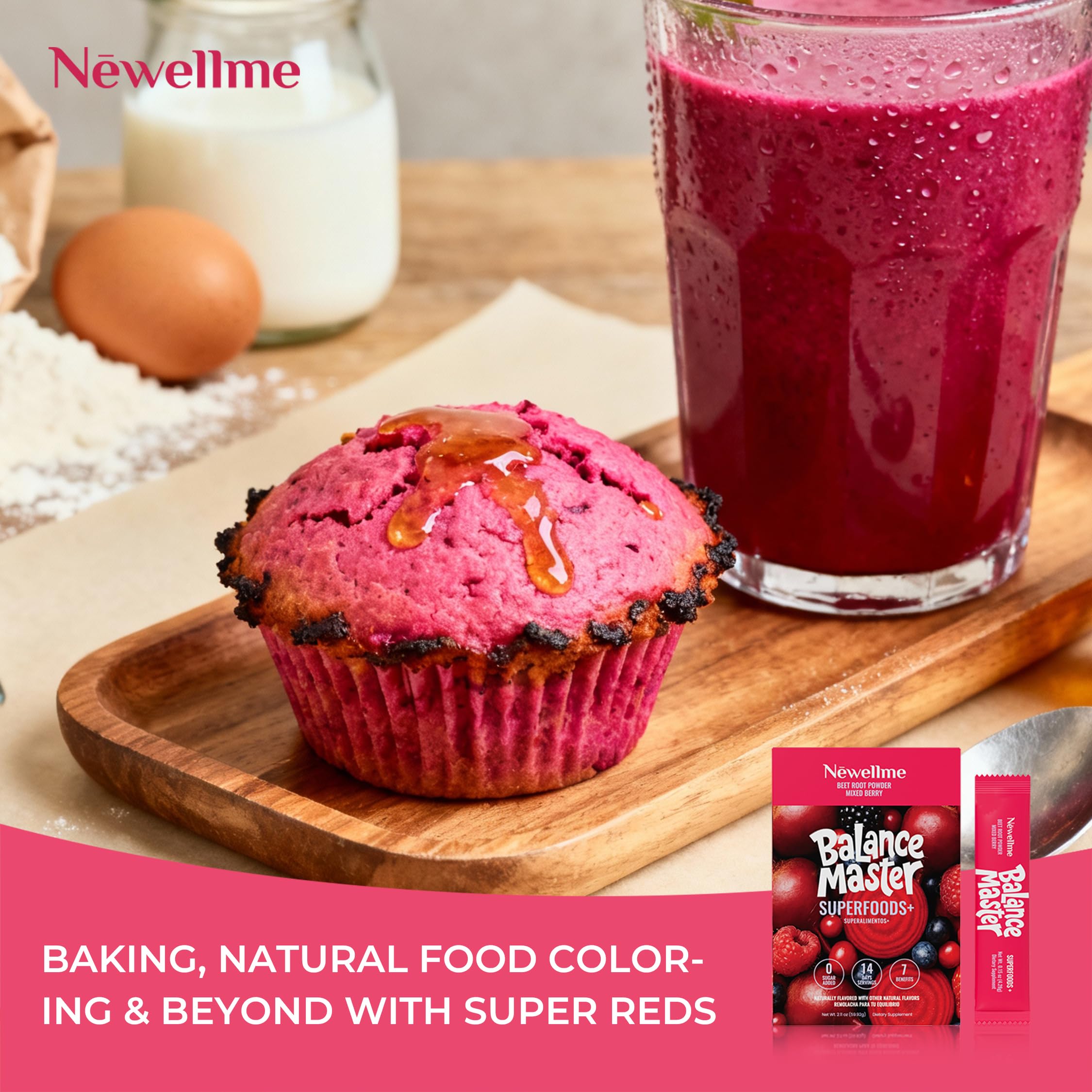 NEWELLME Balance Master contiene nitratos naturales para energía diaria.