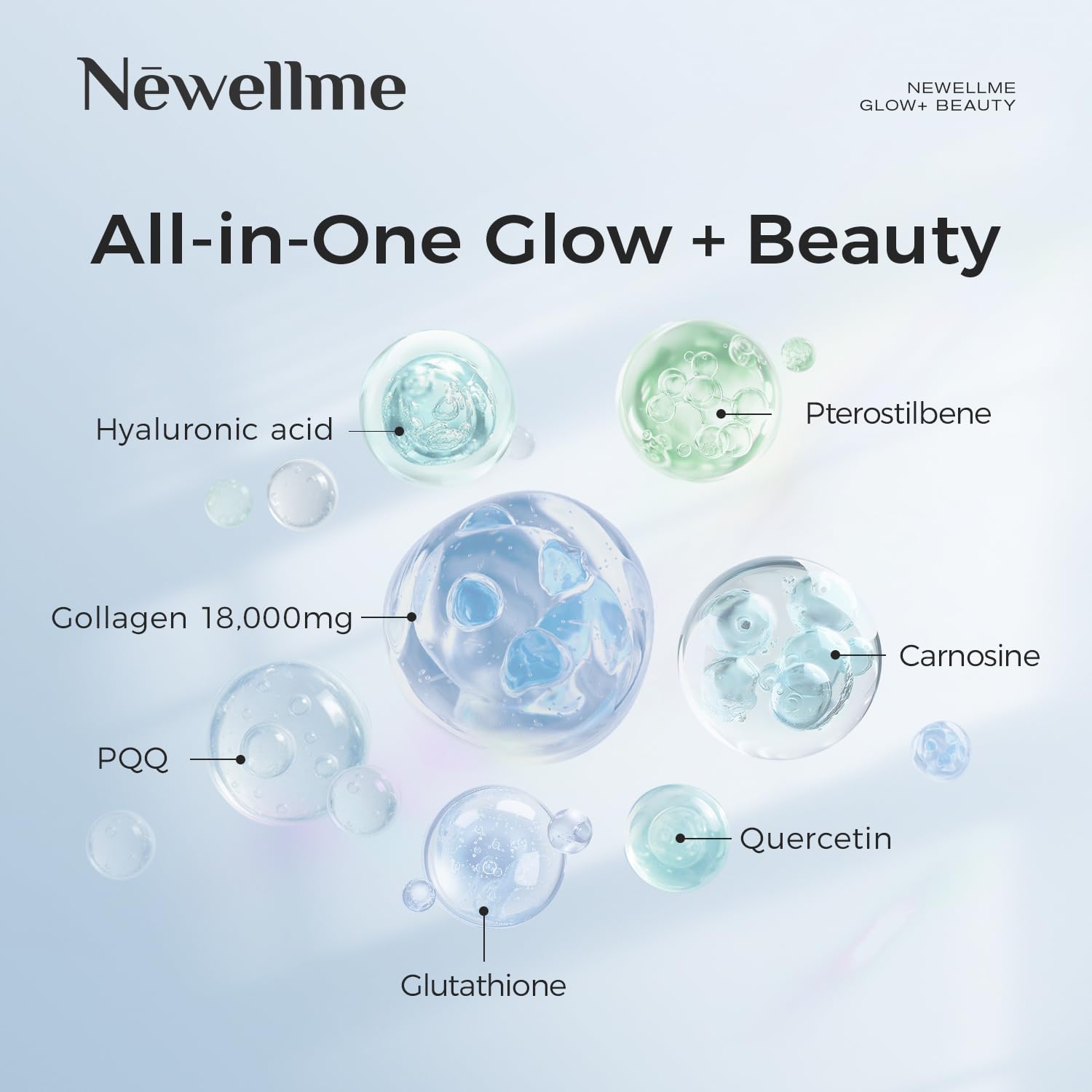 NEWELLME Glow+Beauty: formato portátil para llevar en bolsa.