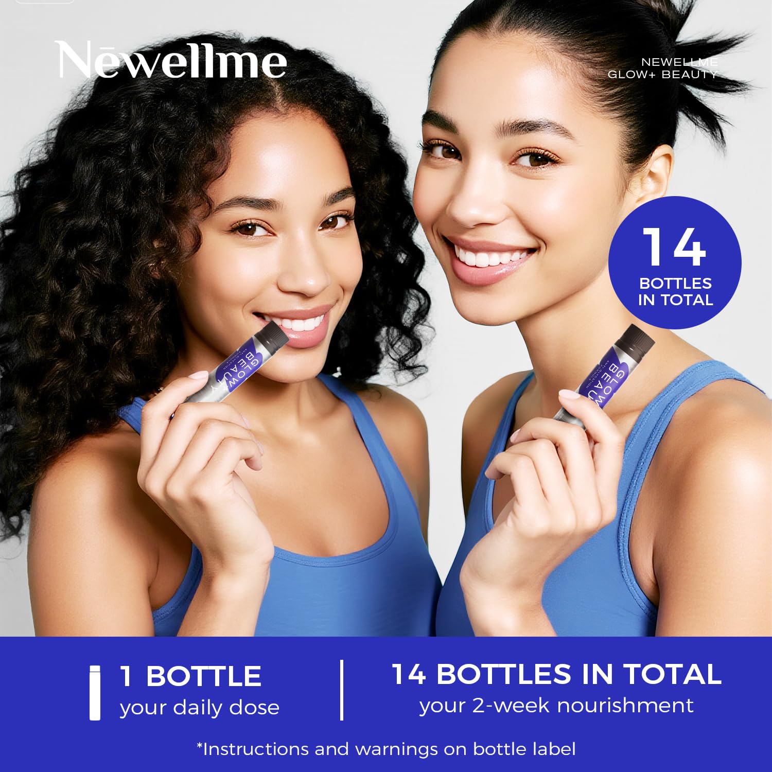 NEWELLME Glow+Beauty: ayuda a la hidratación de la piel.