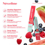 Prebióticos y probióticos en NEWELLME Happy Cleaner para salud intestinal