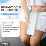 NEWGO almohadilla absorbente posparto para control de fugas y mayor sequedad.