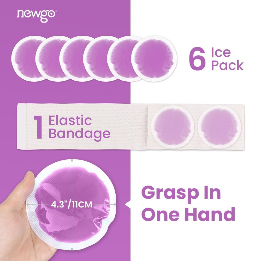 NEWGO aplicación facial con compresa circular, alivio de dolor dental