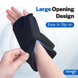 NEWGO diseño dedos abiertos facilita movimiento y actividad diaria sin quitarse.