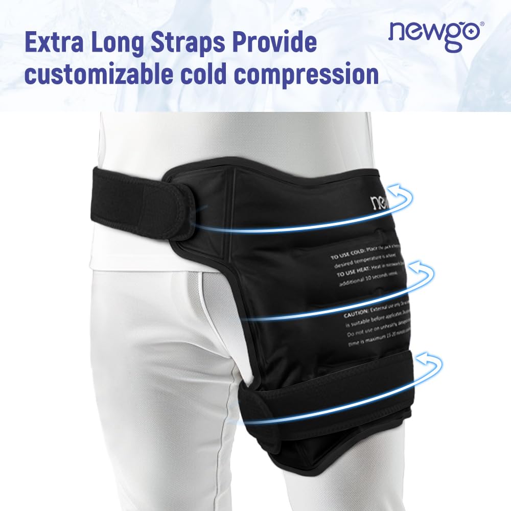 NEWGO diseño ergonómico para cadera facilita aplicación cómoda.