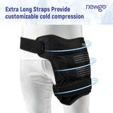 NEWGO diseño ergonómico para cadera facilita aplicación cómoda.
