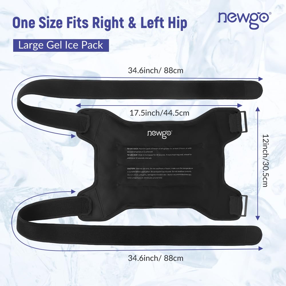 NEWGO gel permanece frío incluso tras congelar, para uso prolongado.
