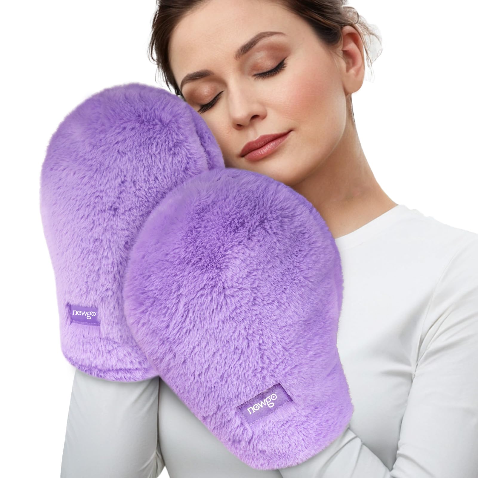 NEWGO guantes calentadores microondas para manos, alivian dolor y mejoran circulación.