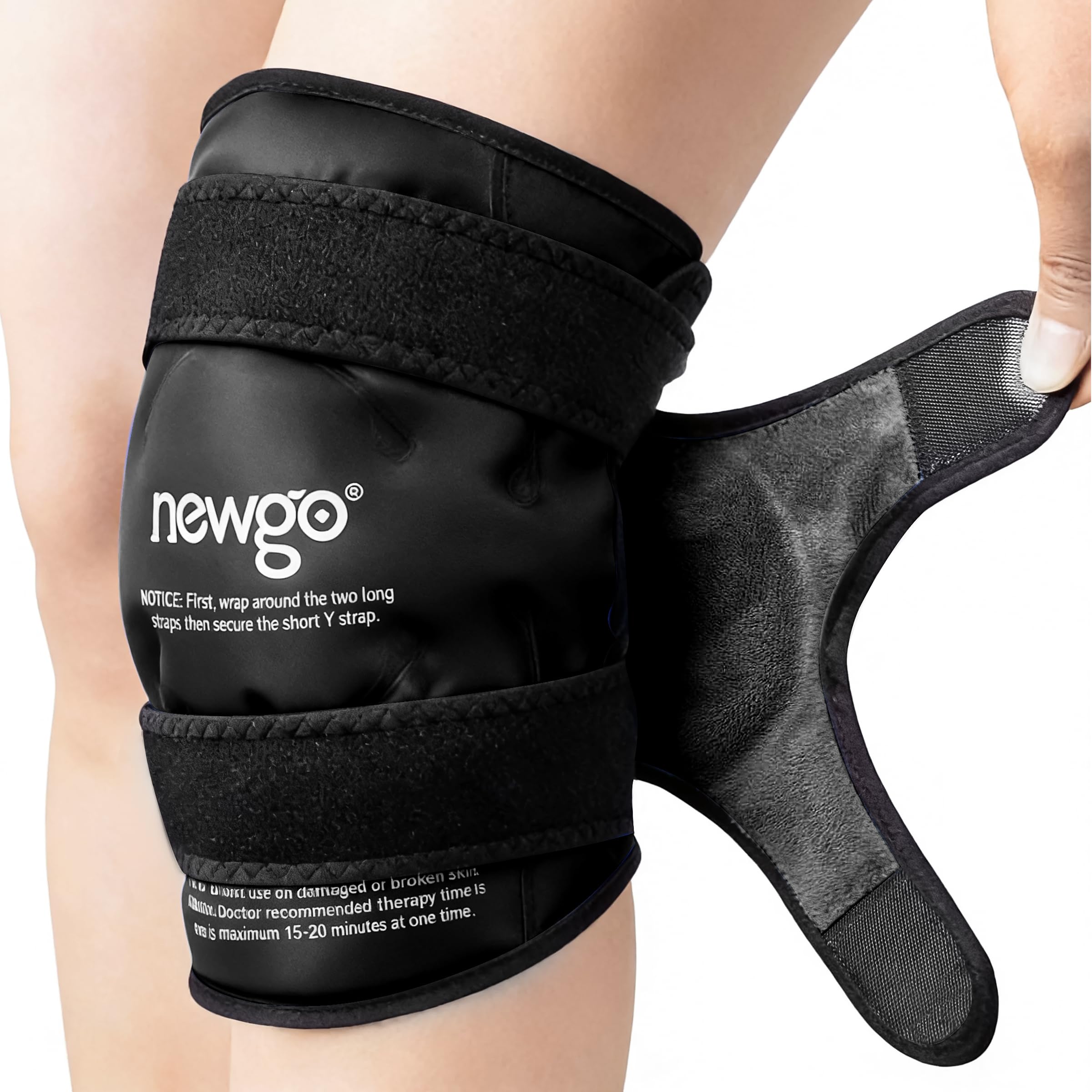 NEWGO Ice Pack rodilla, cobertura total para alivio localizado