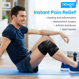 NEWGO Ice Pack rodilla, diseño en Y para ajuste ergonómico y seguro