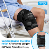 NEWGO Ice Pack rodilla, doble cara para uso cómodo y suave con piel sensible