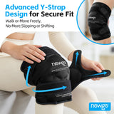 NEWGO Ice Pack rodilla, flexible incluso congelado para contacto continuo