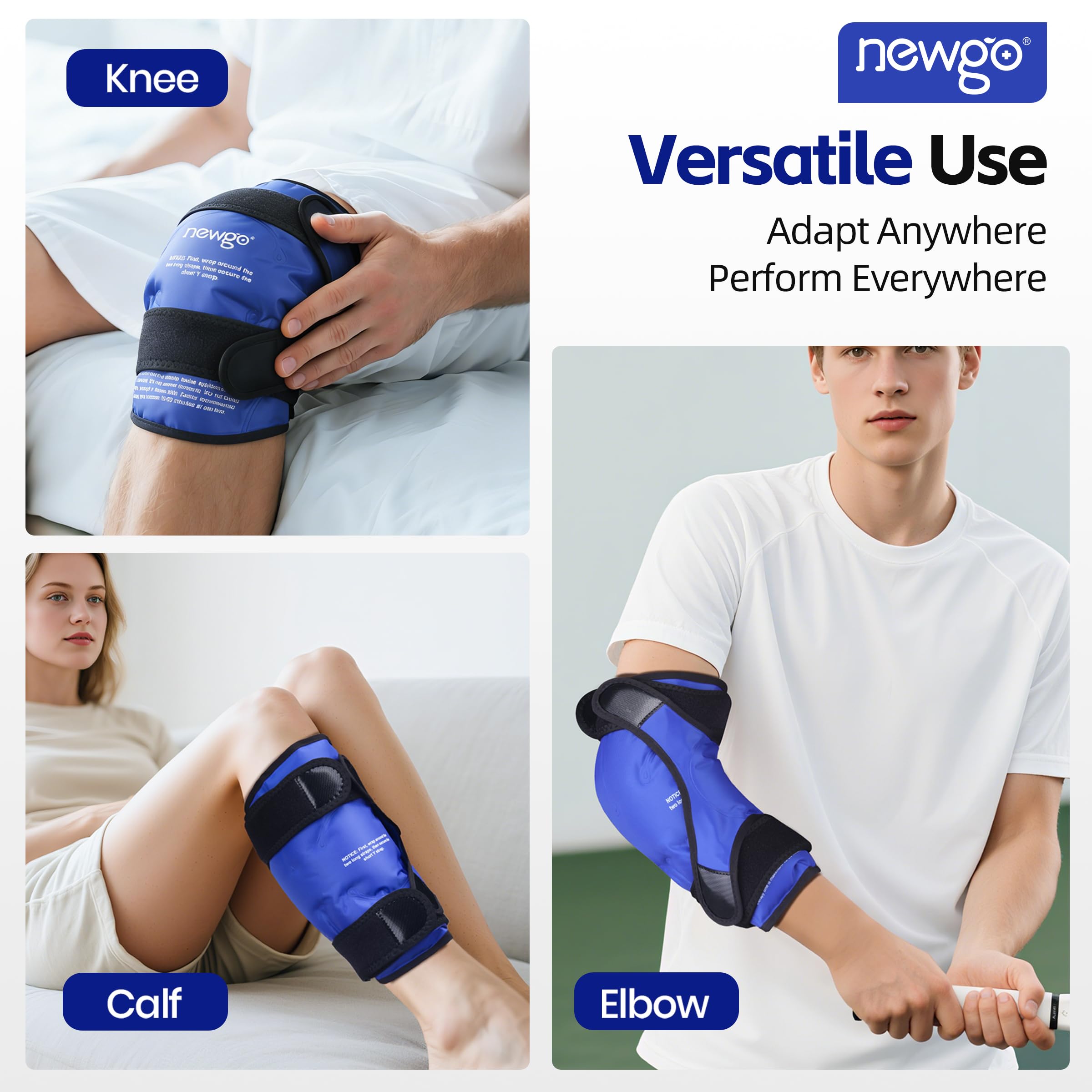 NEWGO rodilla: diseño de ajuste suave para fijación estable