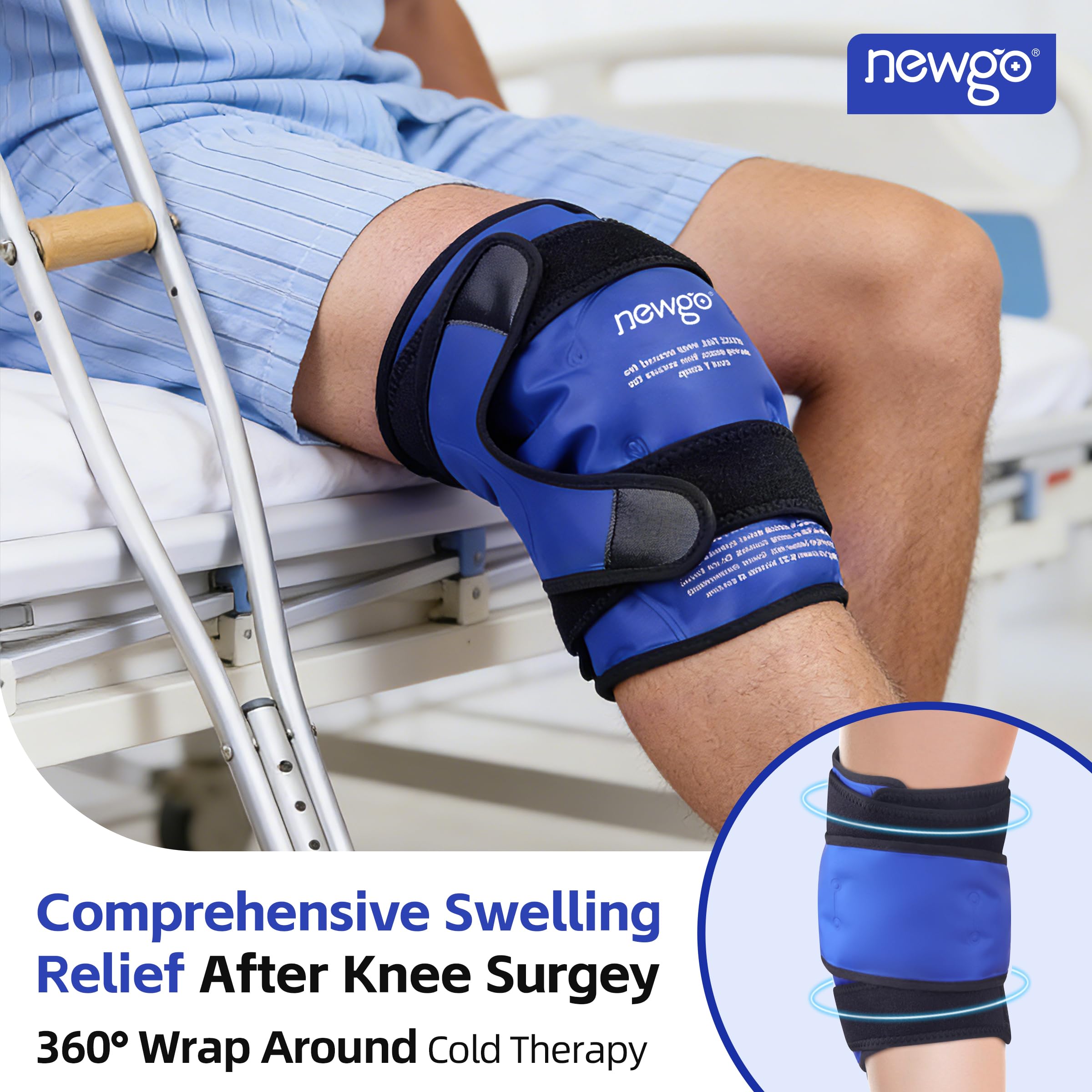 NEWGO rodilla: gel flexible que se adapta sin perder contacto