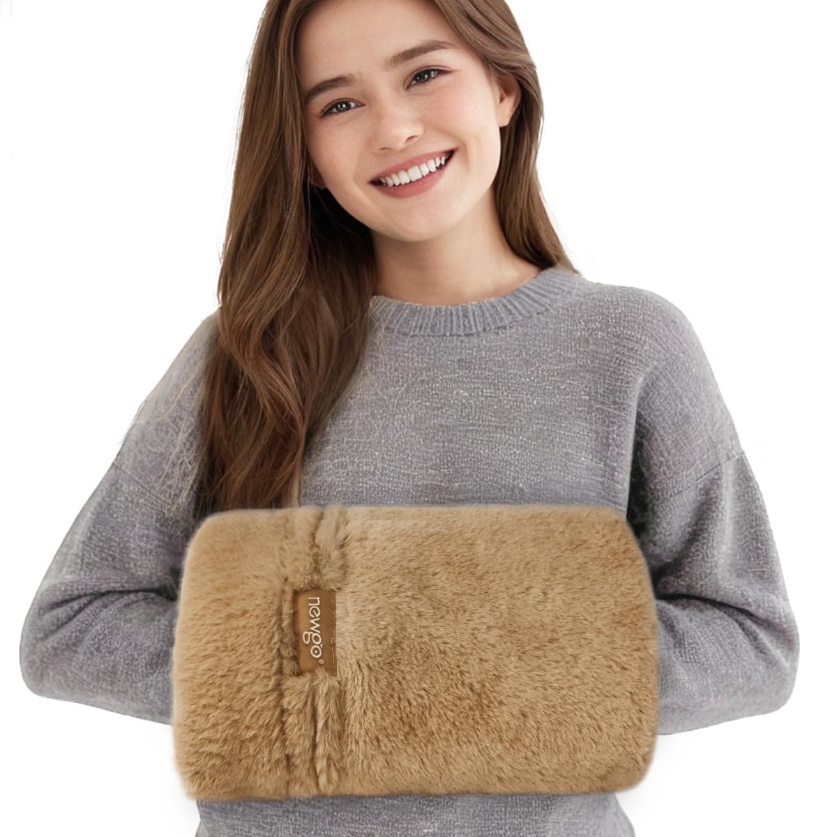 NEWGO calentadores de manos para microondas en bolsa caliente, calor suave para manos frías.