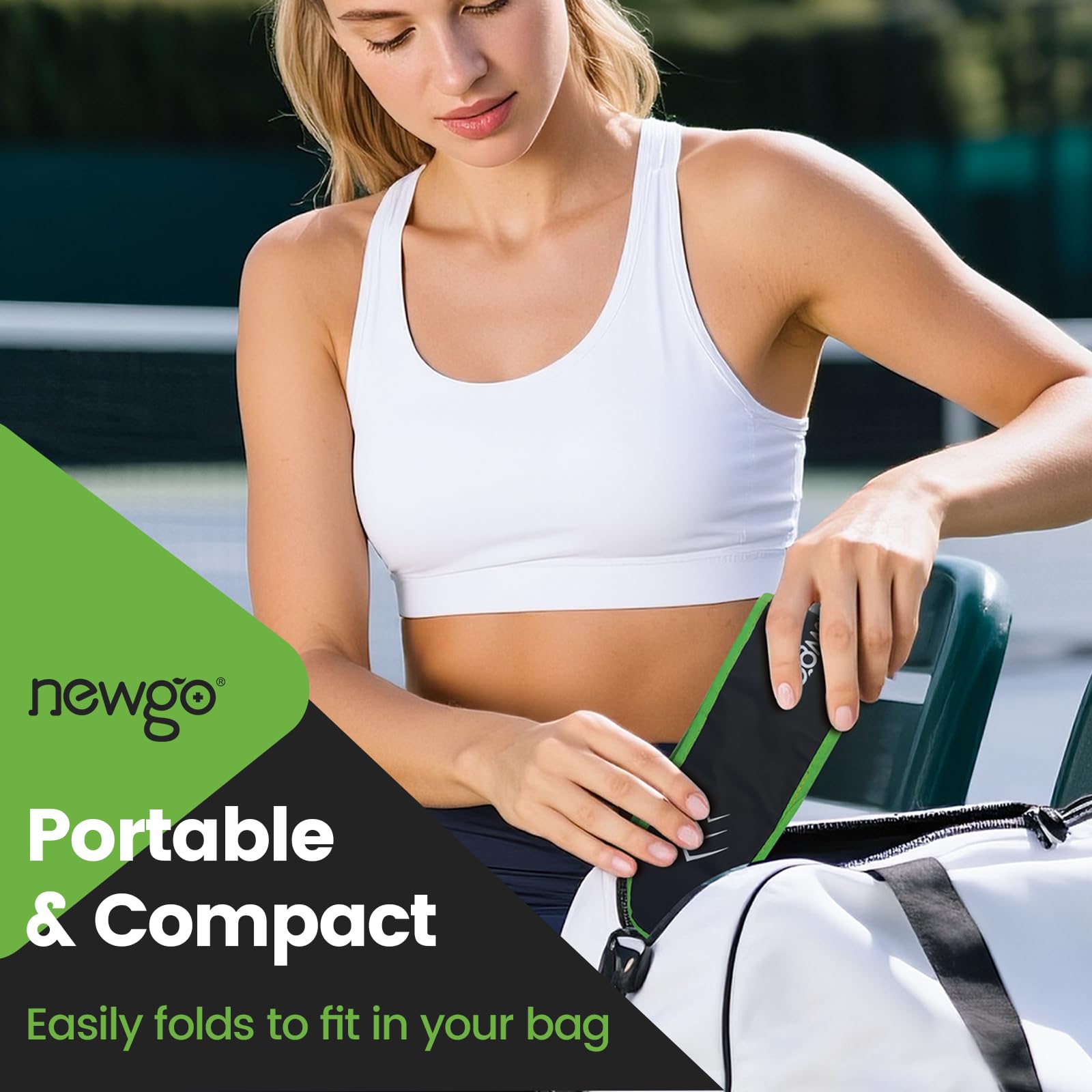 NEWGO Neck Ice Pack es ligero y portátil para enfriamiento en cualquier lugar