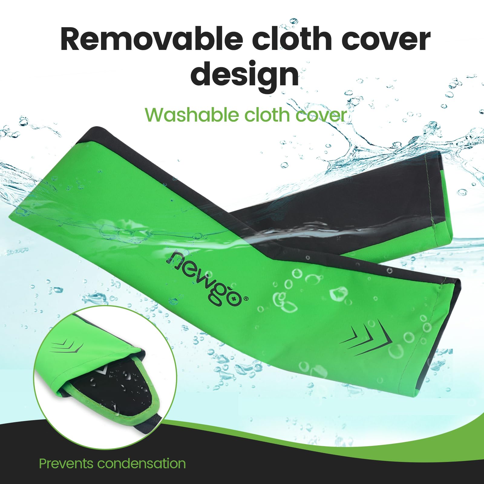 NEWGO Neck Ice Pack con funda lavable para higiene tras cada uso