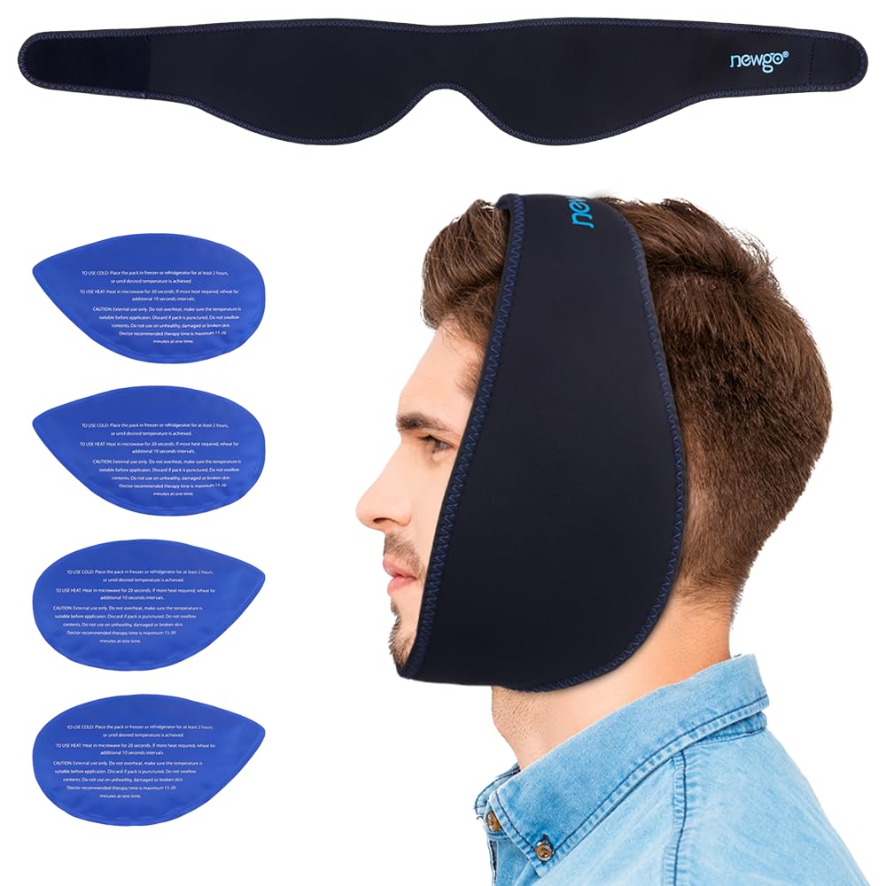 NEWGO pack hielo para muelas del juicio sobre la cara para dolor facial