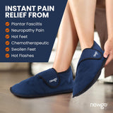 NEWGO pantuflas de hielo para alivio rápido del dolor y reducción de inflamación.