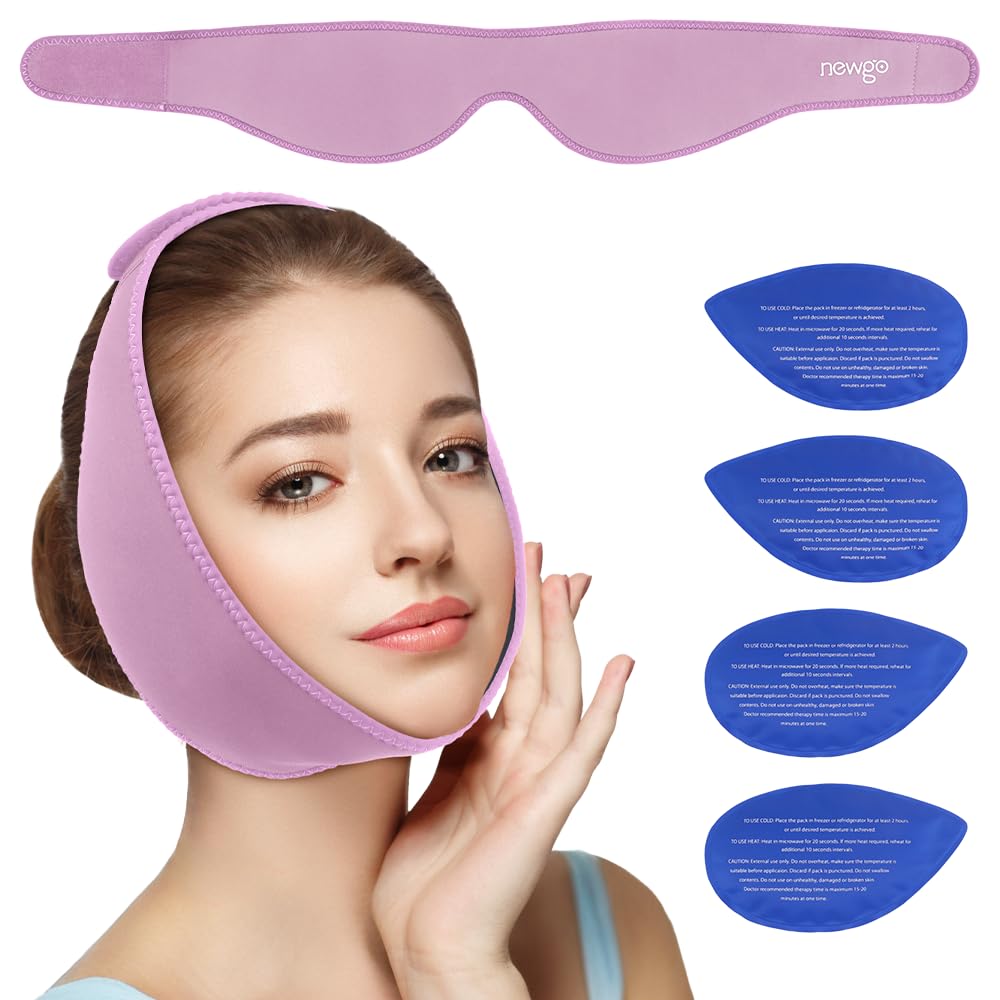 NEWGO paquete de hielo para rostro para alivio del dolor de muelas