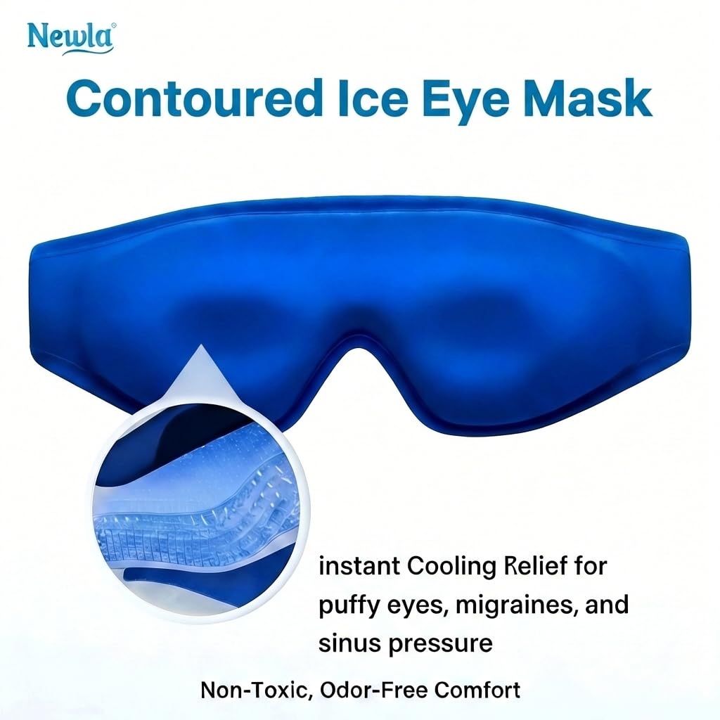 NEWLA compresa fría para ojos facilita relajación y deshinchamiento