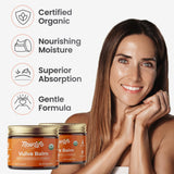 NewLife Naturals aceites orgánicos, aceite de oliva y calendula para cuidado suave.