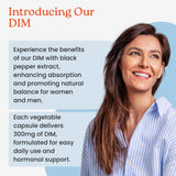 Etiqueta de NewLife Naturals DIM con información de ingredientes.